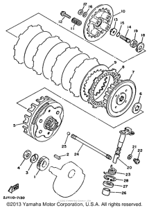 TW200 Сцепление