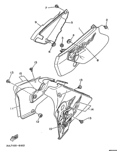 RT100H Боковые обтекатели