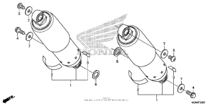 CTX1300 (ABS) Задние амортизаторы