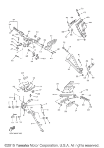 YZF-R6 Подножки