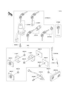  Замок зажигания