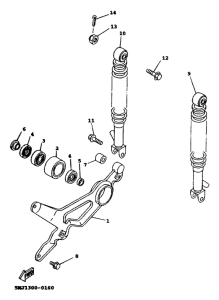XC125 Rear arm. suspension