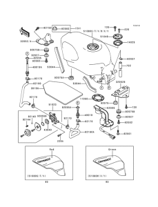 ZX600 Tank fuel