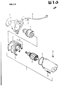 CP50 Стартерный мотор