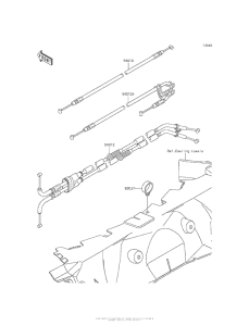 ZX1400 Тросы управления