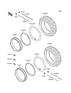 VN400 Колеса,покрышки