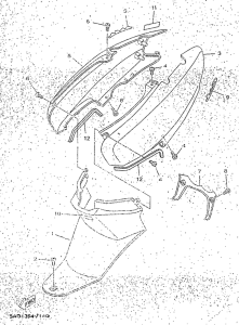 YN50R Боковые обтекатели