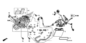 CBR600RR (ABS) Abs control unit (cbr600ra)