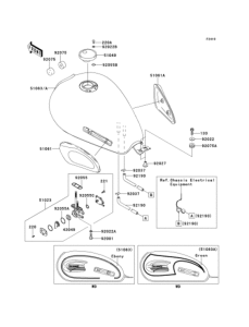 EJ650 Топливный бак
