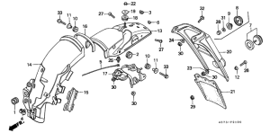  Заднее крыло