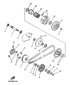 YN50R Сцепление