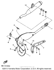 DT50W Выхлопная система
