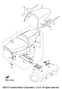 XVS950CR Сиденье