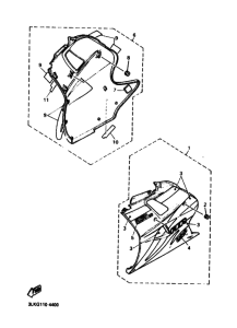 FZR1000 FZR1000F Cowling comp