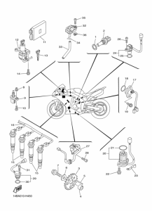 YZF-R1R ( RaceBase) Электрические детали