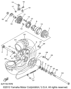 TW200 Переднее колесо