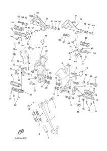 BT1100 Stand & footrest