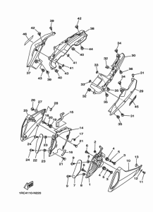 FZ09 Боковые обтекатели