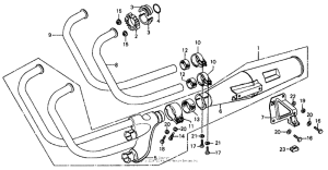 CB750 Глушитель