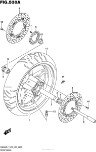 AN650Z Переднее колесо