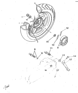CW50RSP Переднее колесо