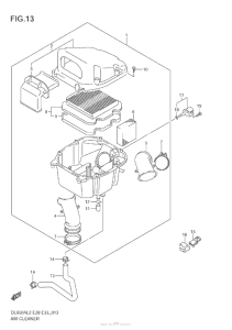 DL650 (ABS) Воздушный фильтр