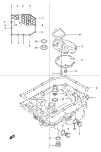 GSX1200 Маслосборник