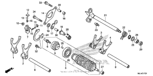 NC700X (DCT) Gearshift drum (2)