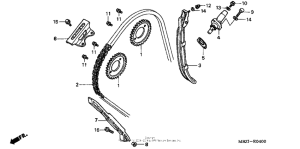 CB600F Cam chain + tensioner