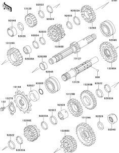 EX500 Трансмиссия