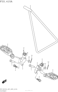 RM-Z450 Подножки