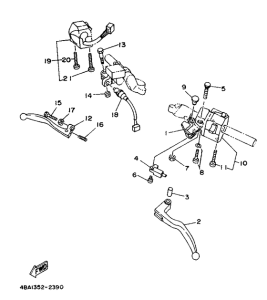 TZR80RR Conmutadores - manetas