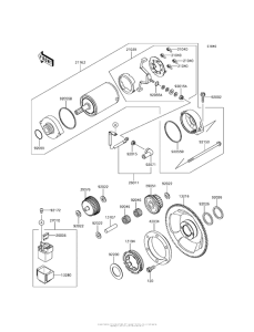 KL650 Стартер