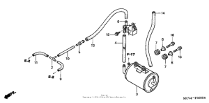 VTX1800R Evap canister (ac)