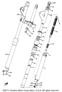 DT100A Передняя вилка