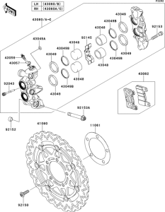 ZR1000 Передний тормоз