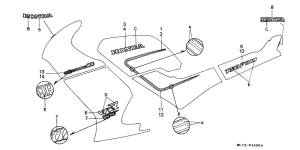 VFR750F Stripe / mark