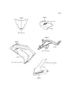 EX400 デカール(グレー)(EHF)