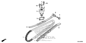 NCH50 Cam chain + tensioner
