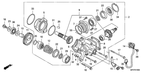 VT750C2 Вал крестовой