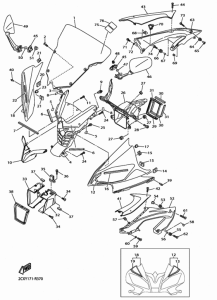YZF-R6 Обтекатель 1