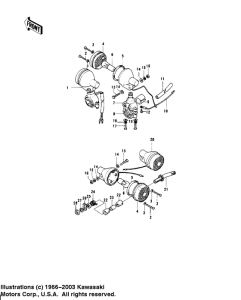 KV100 Поворотники
