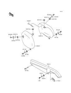 BJ250 Боковые обтекатели