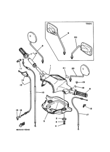 T50D ｽﾃｱﾘﾝｸﾞﾊﾝﾄﾞﾙ. ｹｰﾌﾞﾙ