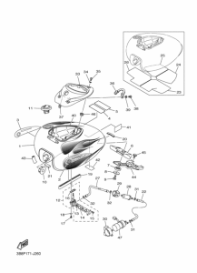 XVS1100 XVS11Z Tank fuel
