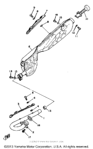 XT200K Выхлопная система