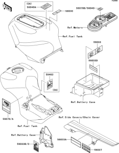 ZX1200 Лейбл предостережения