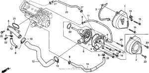 CBR900RR Водяной насос