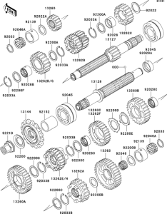 ZR1000 Трансмиссия