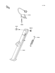 KL600 Подножка